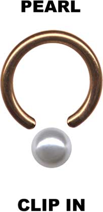 Klemmring mit Perle-11027