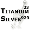 Titanium 23 / Silver 925