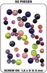 Assortment of Screw Balls 32155