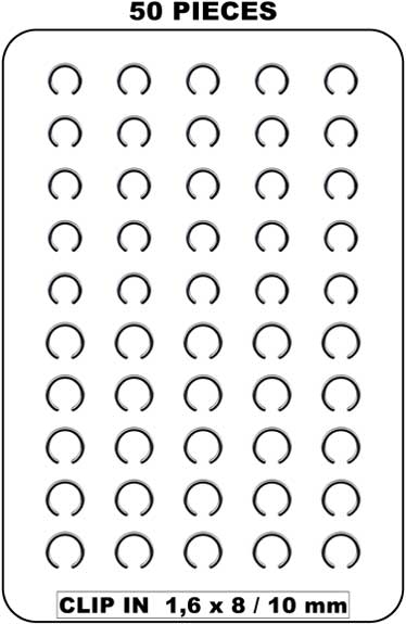 Assortment of Clamping Rings-14245