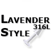 Steel 316L- LAVENDER STYLE