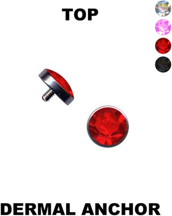 Top for dermal anchor-14190