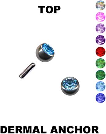 Top for dermal anchor-14197